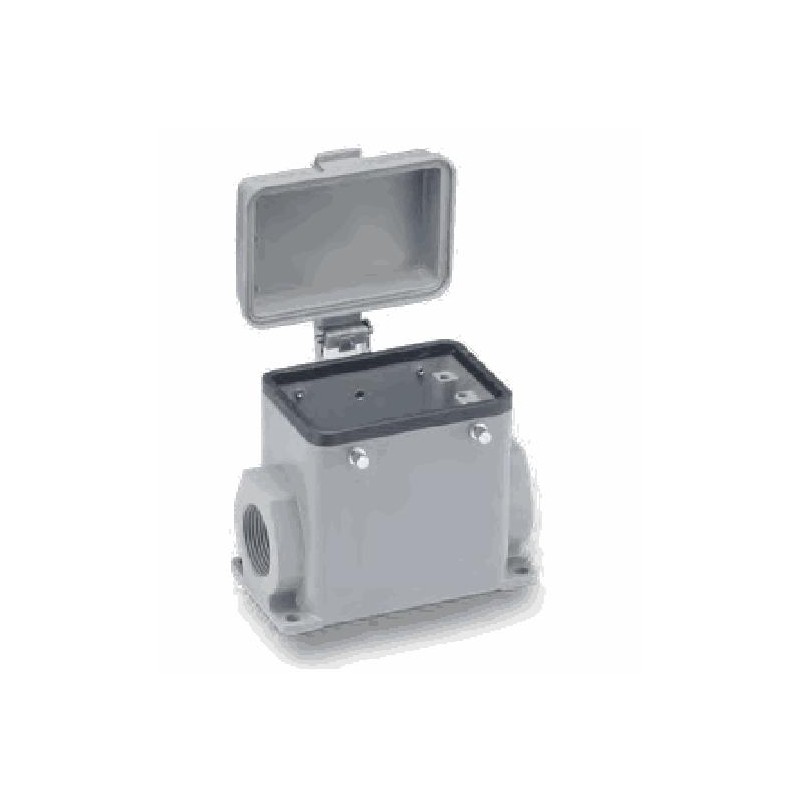 Embase en saillie 32A, Aluminium moulé sous pression, Alliage de zinc moulé, IP65, Sortie horizontale, M25